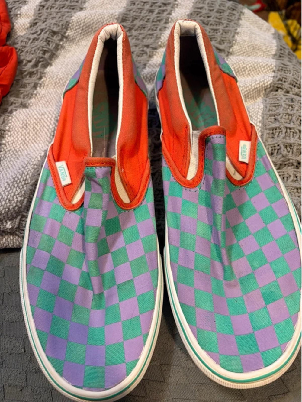 Classic Slip On Vans Checkered Color